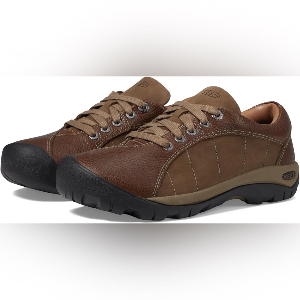 KEEN Presidio Brown Leather Walking Shoes Women’s 10 Wide